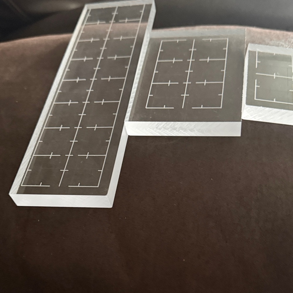 Clear Acrylic Quilting Rulers Set - Picture 2 of 2